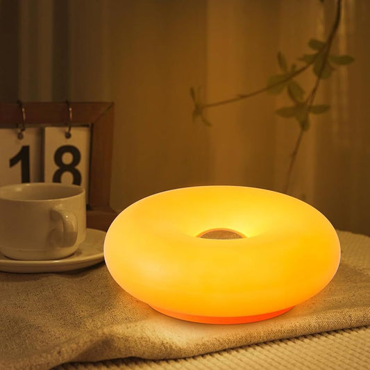 Smart Dimmable Orange Donut Lamp